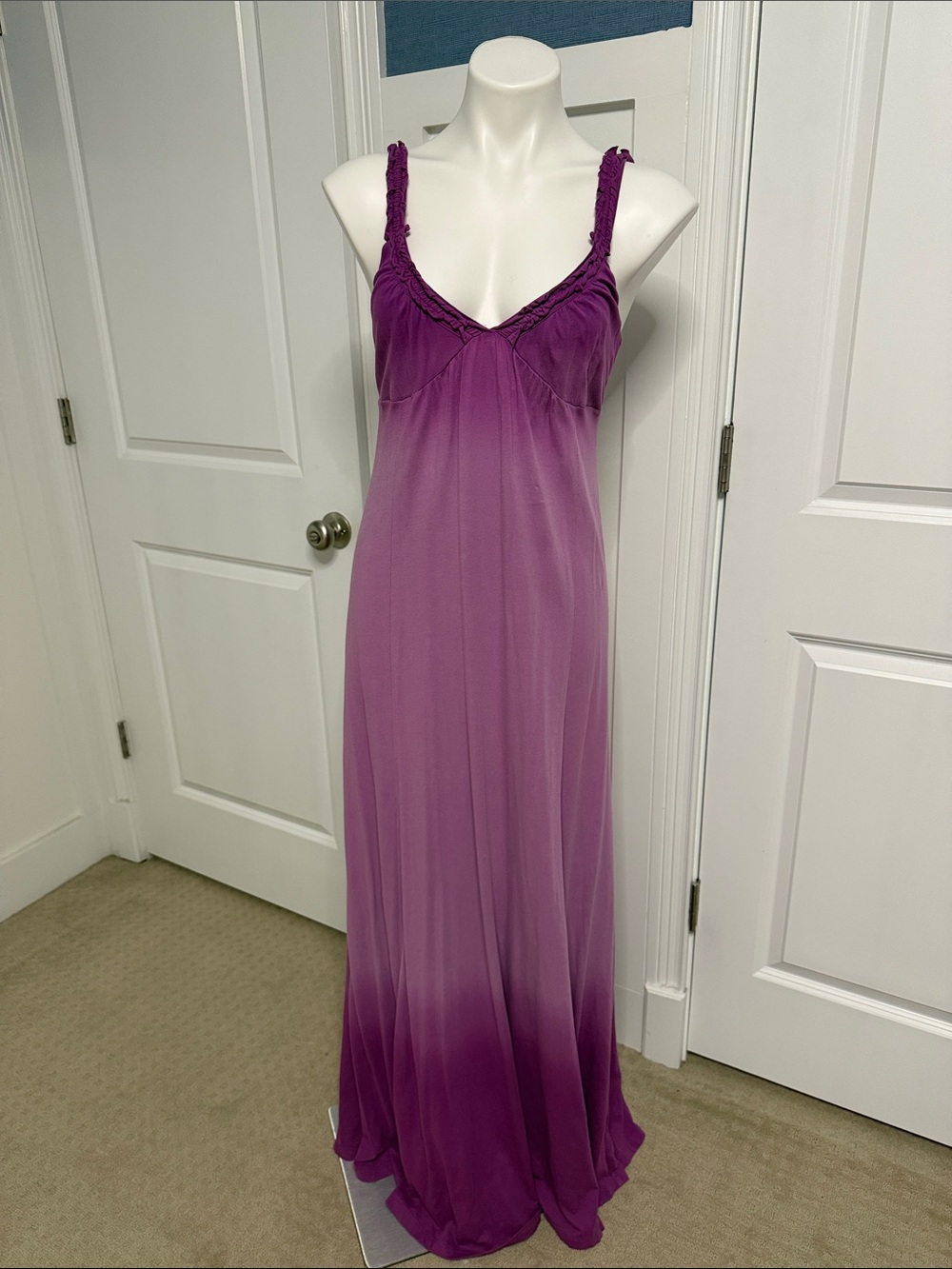 Old Navy Purple Ombre Maxi Slip Dress